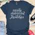 Easily distracted by frenchies - V1 - Elegant Swish T-Shirt